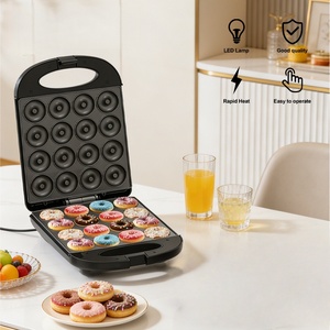 Máquina Comercial Multifunción para Desayunos - Máquina para <span class=keywords><strong>Donuts</strong></span> y Pasteles de 16 Cavidades, Empaque Personalizado, 110V/220V - Product Image 5