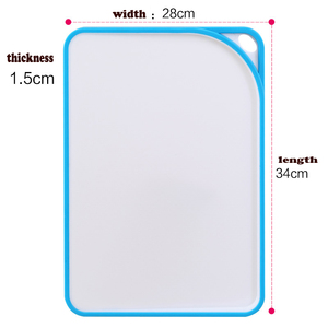 Tabla de cortar de plástico de colores flexibles con agarre de gofres texturizados para Cocina - Product Image 4