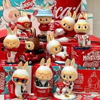 Authentique POPMART les monstres LABUBU Cola série boîte aveugle ornement de bureau PVC jouet mode décoration grand cadeau