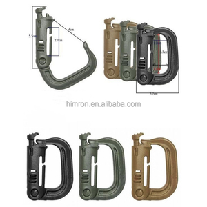 Mousquetons tactiques à ressort en plastique avec verrouillage rapide pour sacs à dos, sangles et harnais (MOLLE) - Product Image 3