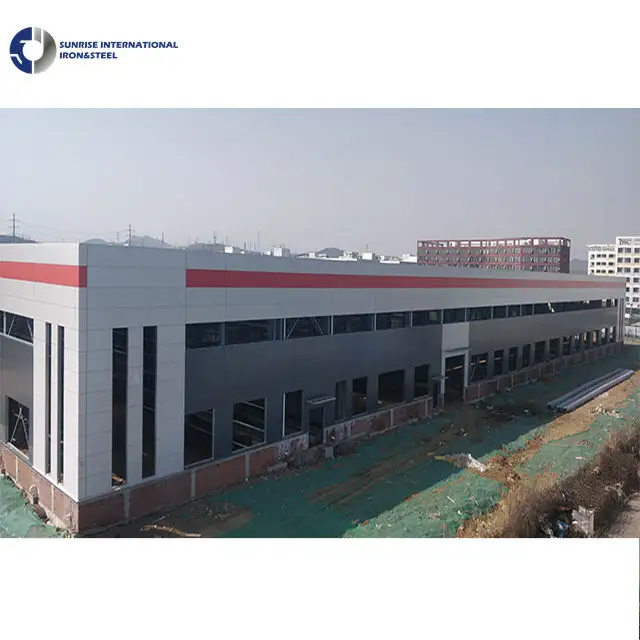 New latest construction metal steel structure factory workshop building