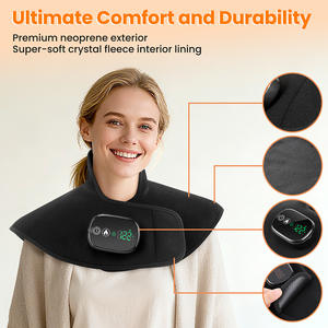 Wireless <b>Electric</b> Heating Shoulder Neck Pad Thermal Compress Digital Display Timer <b>Portable</b> Rechargeable Neoprene - Product Image 6