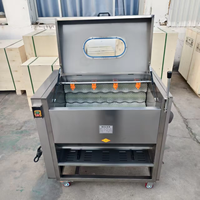 Elektrische gemotoriseerde HD-45 zware multifunctionele commerciële industriële groenteborstel schiller wasmachine haarverwijderaar