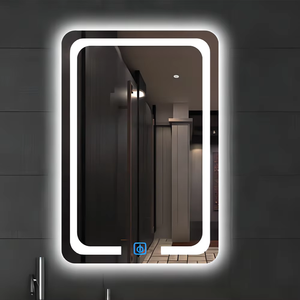 <span class=keywords><strong>Miroir</strong></span> de salle de bain rectangulaire moderne personnalisé YIDA, nouveau modèle, avec éclairage LED, montage mural, commande tactile, lumières tricolores, <span class=keywords><strong>miroir</strong></span> argenté - Product Image 1