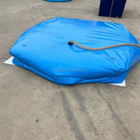 Agriculture Grand réservoir carré pliable pliable en tissu de bâche en PVC/Tpu pour le stockage de l'eau