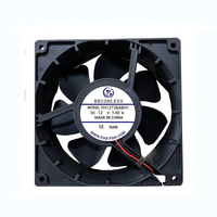 12738 5-Zoll 12V 24V 48V DC Axiallüfter 127x127x38mm DC Abluftventilator für US-Standard-Server