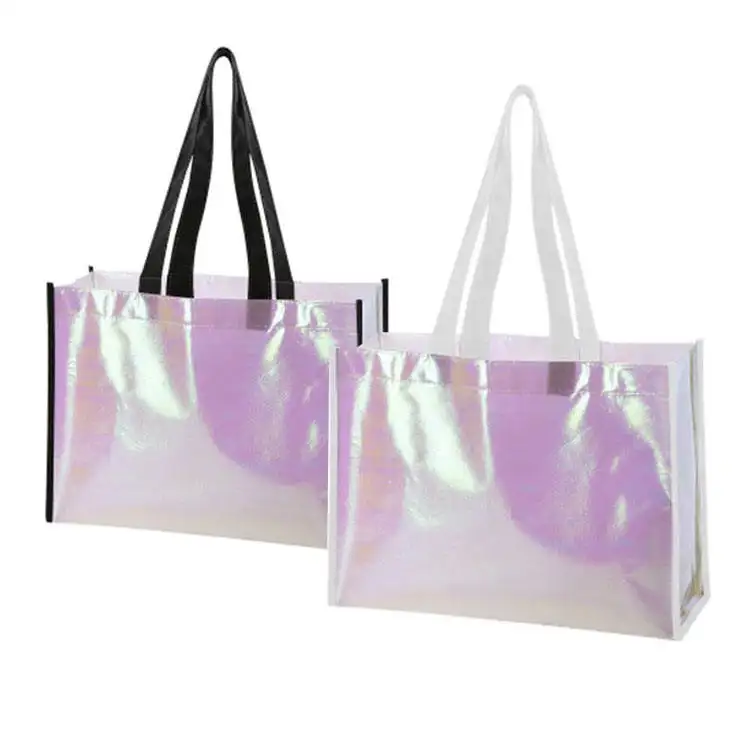 PP Laminated Non Woven Tas Belanja Grosir Membawa dengan Logo Kustom