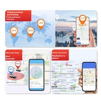 Perangkat pelacakan kendaraan BDS baru, GPS mobil dengan aplikasi seluler gratis, pelacak GPS mobil truk sepeda motor untuk otomotif anti-maling