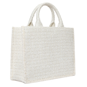 Personnalisation mode femmes shopping fourre-tout sacs à main marque crochet rayé toile Tweed <span class=keywords><strong>tartan</strong></span> femmes sacs à bandoulière - Product Image 2