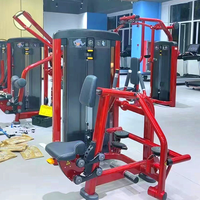 Appareil de musculation fonctionnel à sélection de charge par pignon pour extensions dorsales, en acier, usage commercial