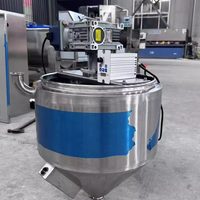 Trémie de mélange automatique en acier inoxydable 304 de qualité alimentaire avec pompe agitateur et boîte de vitesses pour machine de remplissage de pâtes, crèmes et sauces