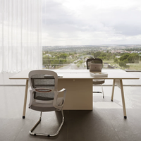 Nouvelle table de conférence de style exécutif moderne, en bois, pour réunions