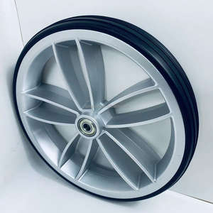 Rueda médica de espuma Pu de 8 pulgadas para silla de ruedas - Product Image 3