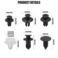 Lot de 100 pièces – Kit universel de rivets et clips de fixation pour réparation automobile – Vente chaude