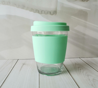 Tasse à café écologique réutilisable 12oz, avec Logo personnalisé, conservation des boissons, en Silicone, 12oz, nouveauté