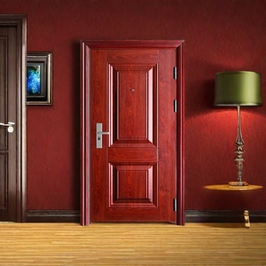 Seguridad Antirrobo Hogar Residencial Metal Exterior Apartamento Granja Entrada Puertas delanteras de acero - Product Image 1