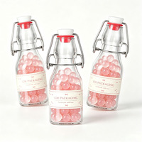 Bouteilles en verre à bouchon basculant de 5 oz pour extrait de vanille, bouteilles en verre à bouchon basculant faites maison, récipients de stockage alimentaire, sauce piquante, haricots, bonbons
