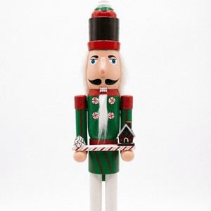 Décoration de Noël Européenne Artisanat Créatif pour la Maison Nouvelle Figurine <span class=keywords><strong>Soldat</strong></span> en Noyer de 90 cm - Product Image 5