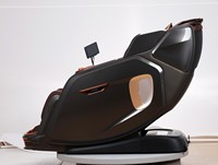 Sillón de Masaje Shiatsu con Modo de Balanceo, Técnicas de Percusión y Terapia de Calor, Estiramiento Tailandés, Silla de Masaje 4D SL Track