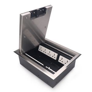 Sistema Modular de Cajas de Suelo de Acero Inoxidable con Módulos Intercambiables de Alimentación y Datos para Pisos Elevados - Product Image 4