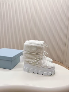 <span class=keywords><strong>Botas</strong></span> de Invierno Fuzzy Moon, Zapatos de Esquí Transpirables con Suela Gruesa, Forro de Borrego, Planas, Peludas, para Clima Frío, Otoño - Product Image 4