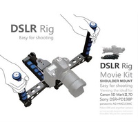 Appareil photo reflex numérique Kit de montage de studio vidéo montage sur l'épaule réduire les secousses Smartphone tenir le suivi des objets du visage stabilisateur de caméra portable