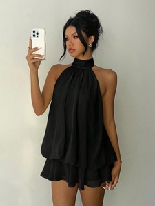 King Mcgreen Star Abito Corto Elegante da Donna, Vestito da Vacanza con Lacci, Sexy Abito a Torta con Schiena Scoperta e Dettagli Traforati - Product Image 6