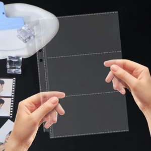 A5 raccoglitore tasche One-lato sinistra-caricamento scheda raccoglitore foto Album pagine maniche per 6 anelli raccoglitore 4/<span class=keywords><strong>3</strong></span>/<span class=keywords><strong>2</strong></span>/1 tasche - Product Image 2