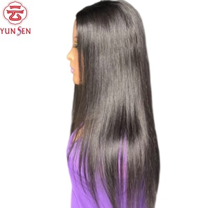 Perruque sans colle 5x5 en cheveux humains vierges à 100 %, nœuds blanchis, densité 180 pour femmes - Product Image 4