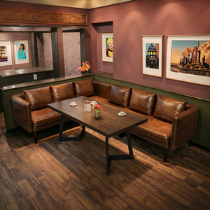 Ensemble de chaises de table en bois massif de style folklorique de café pour bar à vin et <span class=keywords><strong>restaurant</strong></span> de barbecue Style industriel clair pour le salon - Product Image 2