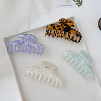 Pince à cheveux polyvalente en feuille d'acétate pour femmes avec design de niche Grand os de dragon Dos élégant Accessoire pour cheveux