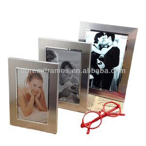 Đen flannel backboard Máy tính để bàn khung Sliver 2 mét kính kép duy nhất bản lề sáng Sliver hợp kim nhôm khung ảnh trang trí - Product Image 2