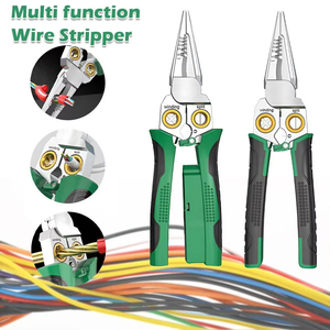 Herramienta Multifunción Huyo 8/7 1, Alicates Pelacables, Cortador de Cables para Electricistas, Herramienta para Pelar, Cortar, Dividir, Enrollar y Reparar Cables - Product Image 5