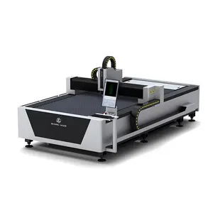 Mesin pemotong laser serat maks/1KW 2KW 3KW 4kW, mesin lembaran potongan laser logam