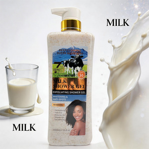 Gel de Ducha Exfoliante 7 Días White Treats Acne, Exfoliante de Leche Aclarante Rápido, Jabón Corporal Antibacterial 1000ml, Venta al por Mayor OEM - Product Image 5