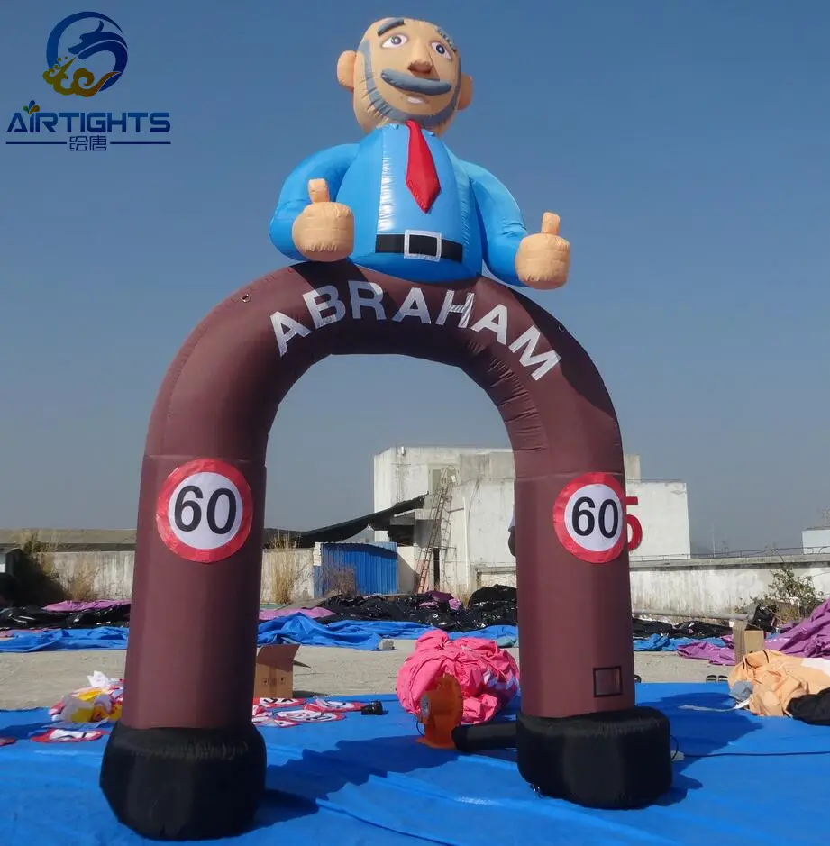 Airtight Factory Wholesale Price Rental Inflatable Abraham Arch Balloon to Holland