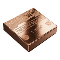 Barre ronde en cuivre pur 99,9 % de pureté, paquet d'échantillons de 1 kg, service de soudage et de pliage, vente en gros