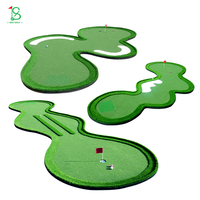 Gazon artificiel de haute qualité, tapis de putting de golf à 18 trous, surface de niveau tournoi pour les joueurs amateurs et professionnels