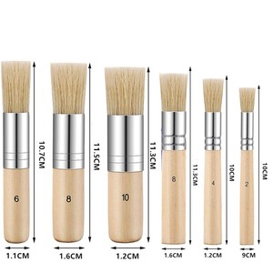 Bview Art – pinceaux <span class=keywords><strong>de</strong></span> <span class=keywords><strong>peinture</strong></span> à poils naturels, modèle rond, pour <span class=keywords><strong>peinture</strong></span> à l'<span class=keywords><strong>huile</strong></span> acrylique, aquarelle, Art - Product Image 5