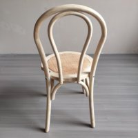 Sonnet empilable chaises d'hôtel en bois chaises de mariage pour événements de fête chaise en bois courbé blanc lavé en rotin