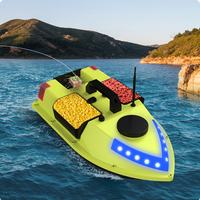 Bateau de pêche télécommandé de haute technologie avec sonar GPS 99 positions, navigation nocturne, détecteur de poissons, type RC avec fonctionnalités de signalisation en cas de perte de signal