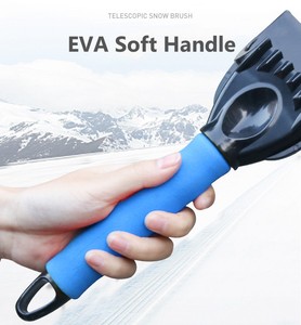 Grattoir à <span class=keywords><strong>glace</strong></span> portable d'hiver pour véhicule automobile Outils à main en plastique Pelle à neige Brosse à neige pour <span class=keywords><strong>pare</strong></span>-<span class=keywords><strong>brise</strong></span> de voiture Pelle à neige - Product Image 4