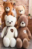 Ours en peluche géant personnalisé OEM ODM 80cm 100cm 150cm 200cm, cadeau personnalisé