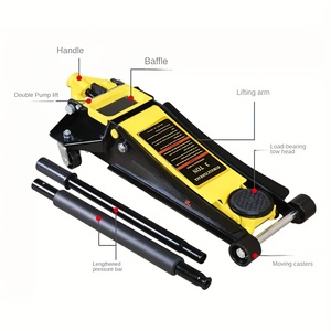 Suministro de fábrica 3T Acero Piso hidráulico Herramienta de elevación de automóviles 3T Carro <span class=keywords><strong>Gato</strong></span> de aluminio con <span class=keywords><strong>gato</strong></span> para automóviles - Product Image 3