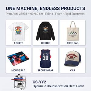 Nueva Máquina de Transferencia de Calor Hidráulica Semiautomática Multifuncional con Apertura Automática para Camisetas y Prendas de Vestir - Product Image 4