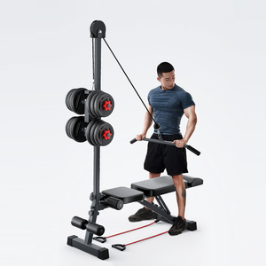 เครื่องออกกำลังกายแบบพกพา ZHOYA SPORT อเนกประสงค์ ปรับระดับได้ พับเก็บได้ ใช้สำหรับยกน้ำหนัก ฝึกกล้ามเนื้อ บริเวณอกและหลัง - Product Image 1