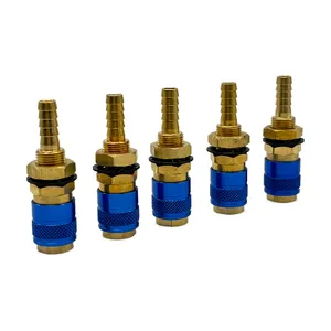 Welding blue gas adapter quick connector 8MM for tig water cooled torch