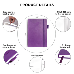 <span class=keywords><strong>2023</strong></span> Venta al por mayor A5 A6 <span class=keywords><strong>A7</strong></span> Personalizar Macaron Tapa dura rayada en blanco Cuaderno de tapa dura de color pastel blanco con logotipo personalizado - Product Image 5