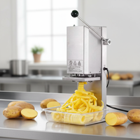Nouvelle machine à frites torsadées électrique portable, coupe-pommes de terre en spirale, 100 kg/heure, haute productivité automatique pour frites bouclées