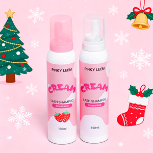 PInky Leem Private Label Nettoyant pour Cils Élimine 100ml Shampooing pour Cils Sensibles Shampooing Crème pour Cils Shampooing - Product Image 1